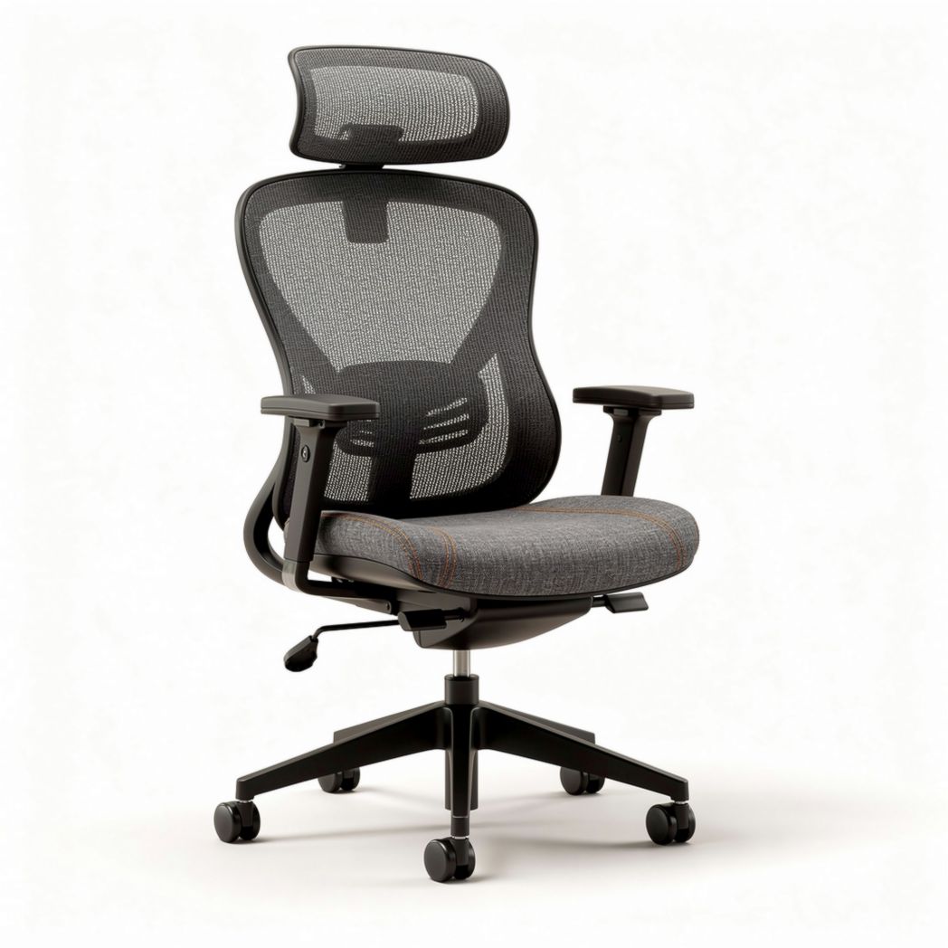 Sedia ergonomica in rete traspirante per ufficio – 60 x 60 x 110 cm