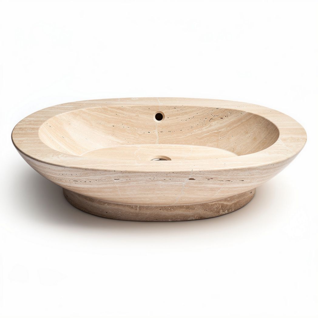 Lavabo in marmo per bagno – 60 x 40 x 10 cm