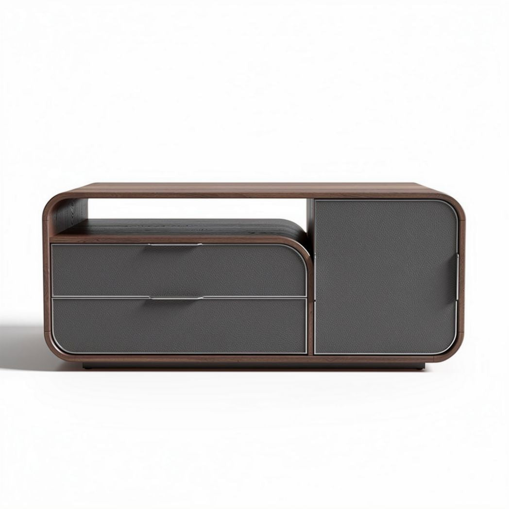 Mobile contenitore in legno per soggiorno e ripostiglio – 120 x 40 x 50 cm